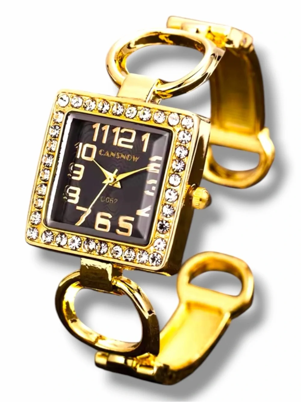 Women's Gold-Tone Crystal Bracelet Watch - Gold